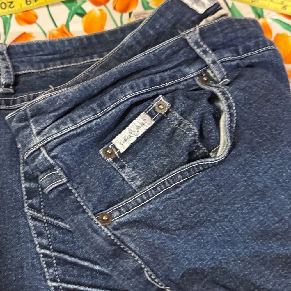Baby Phat Dark Wide Leg Blue Jeans, Size 13, NWOT, MAKE AN OFFER!!! - Picture 10 of 11